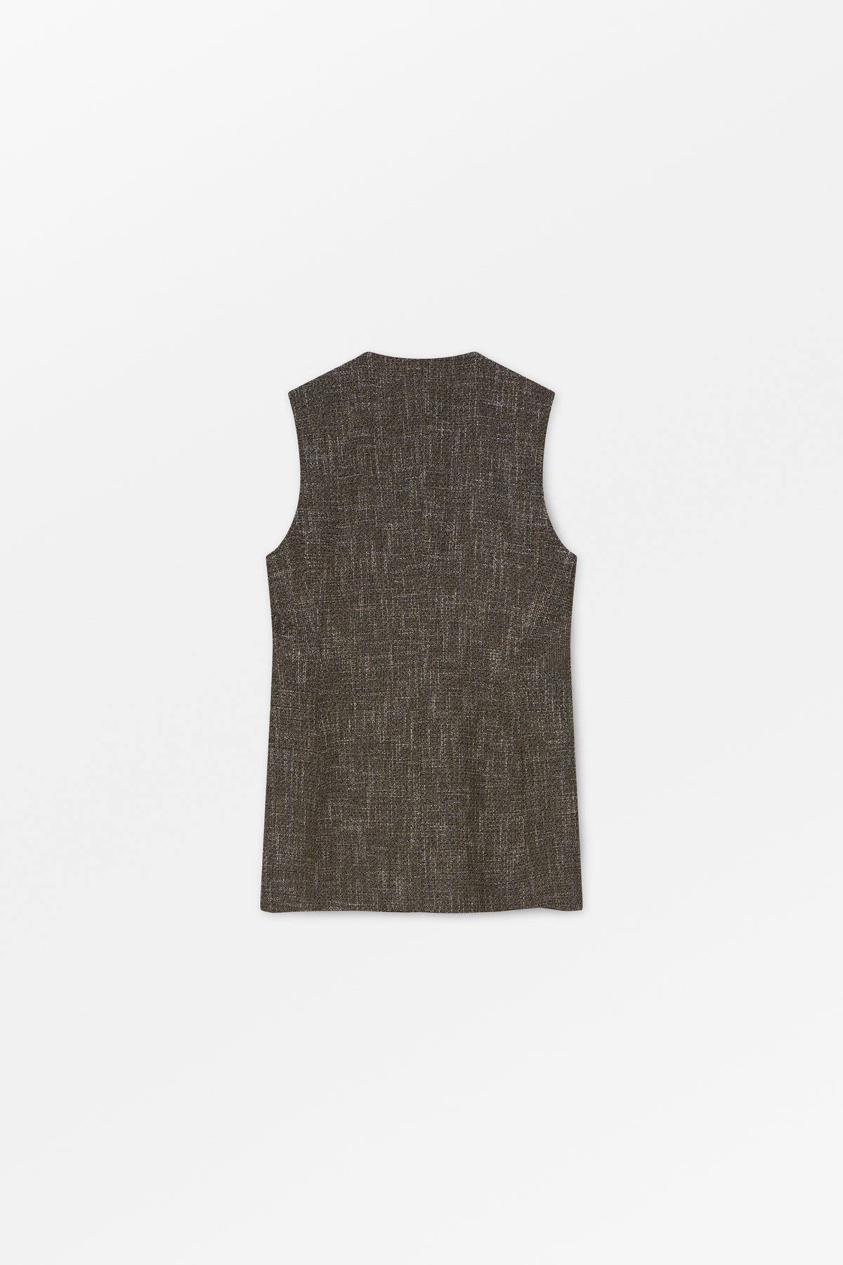 MKDT Studio VALI LIGHT TWEED Vest SEPIA MELANGE
