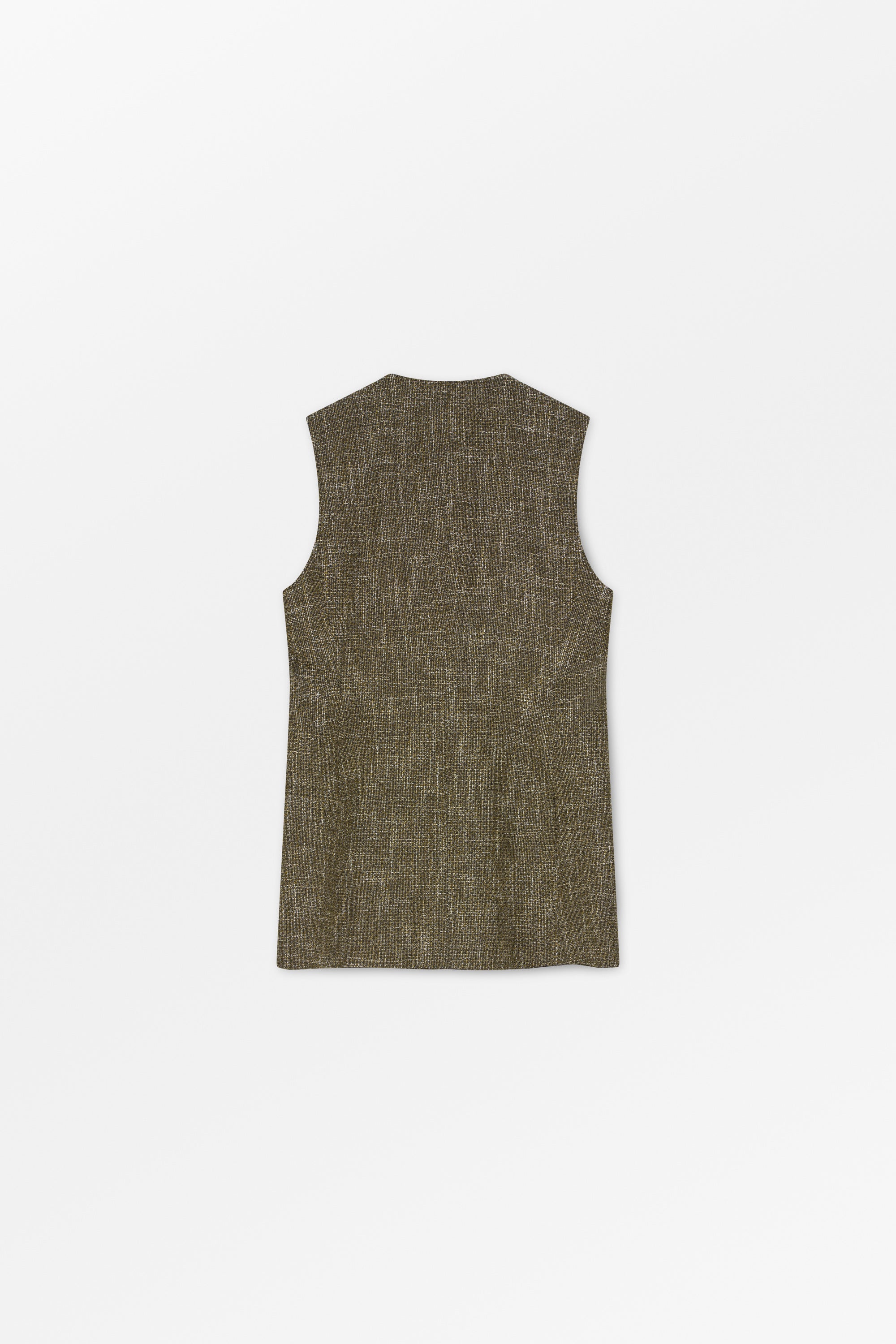 MKDT Studio VALI LIGHT TWEED Vest SEPIA MELANGE