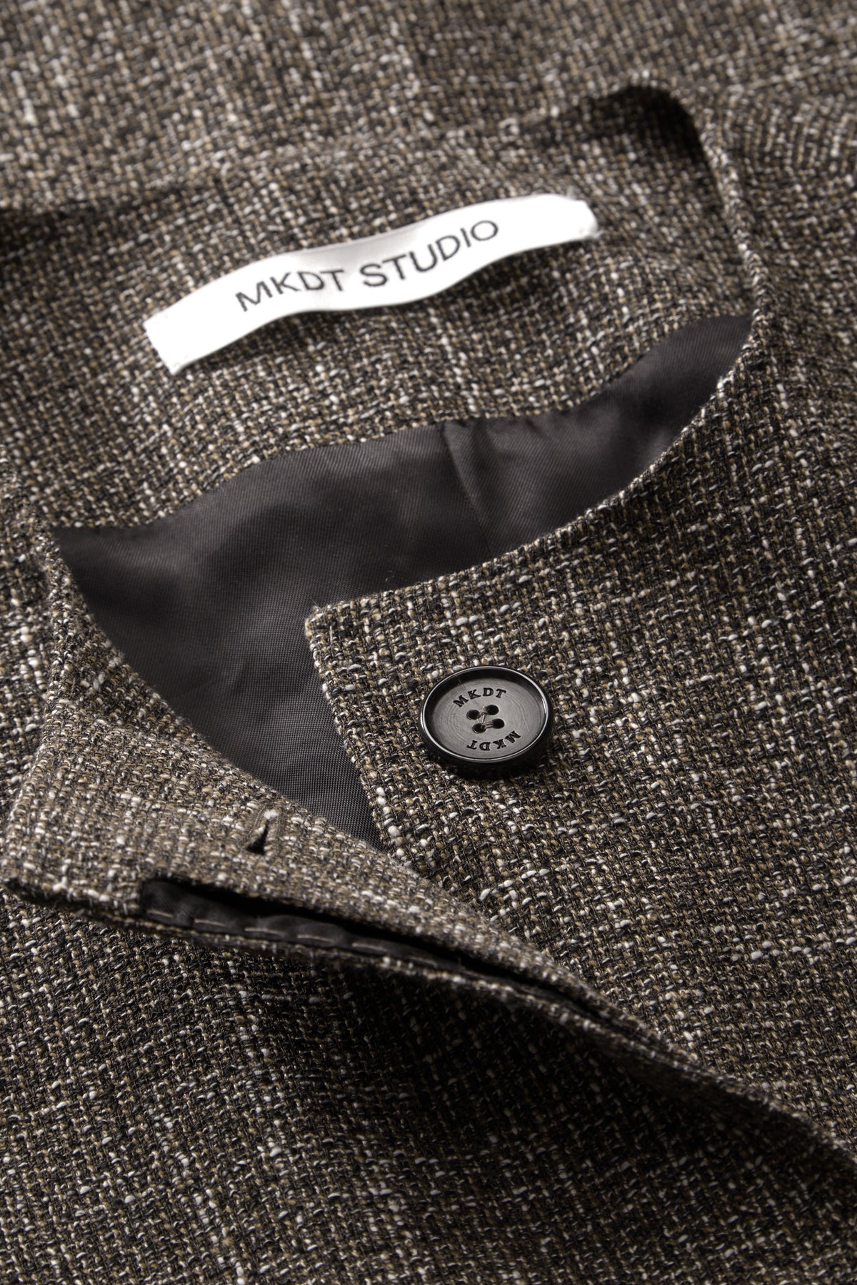 MKDT Studio VALI LIGHT TWEED Vest SEPIA MELANGE