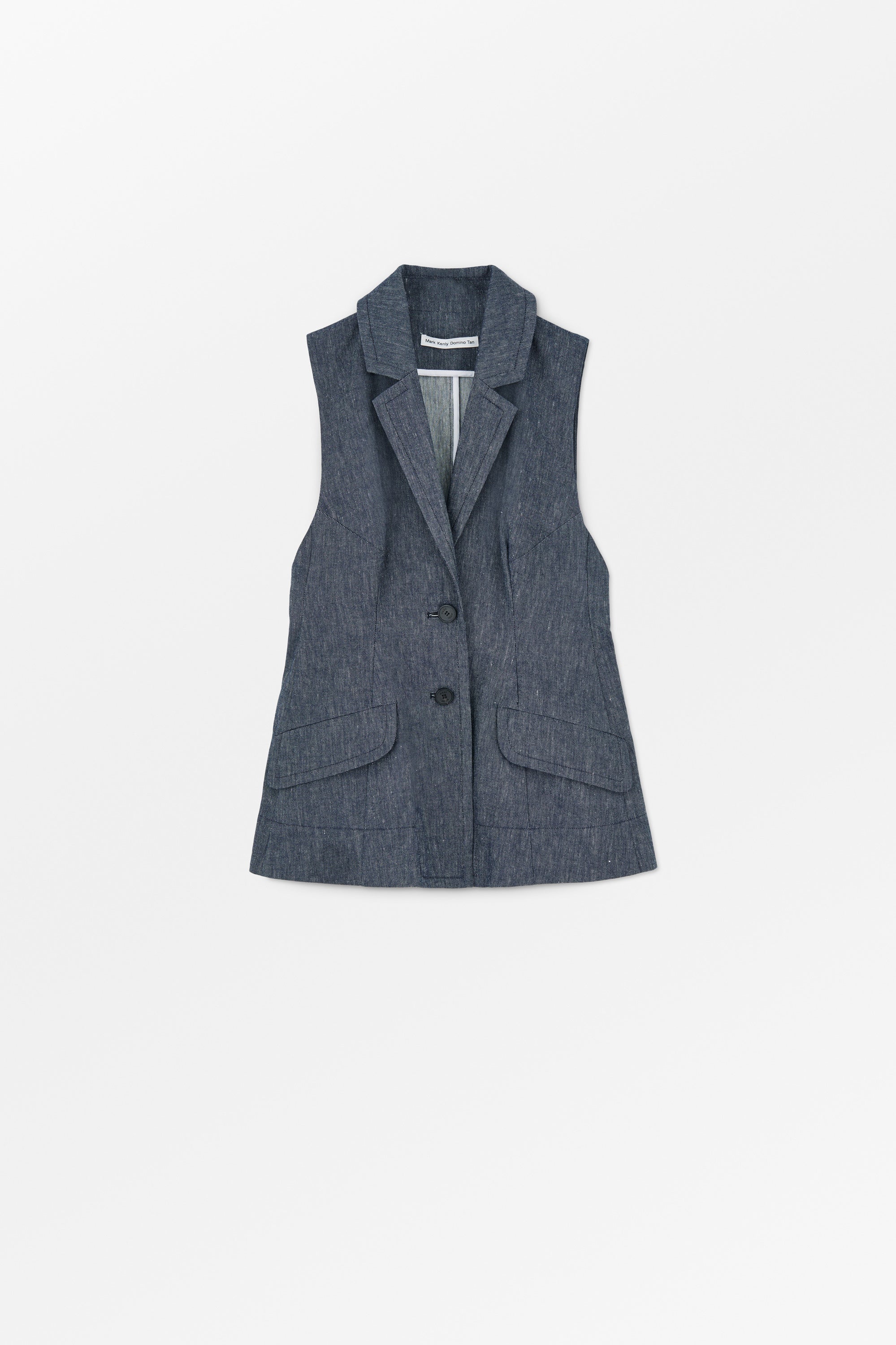 MKDT Studio Vika Soft Denim Vest NAVY