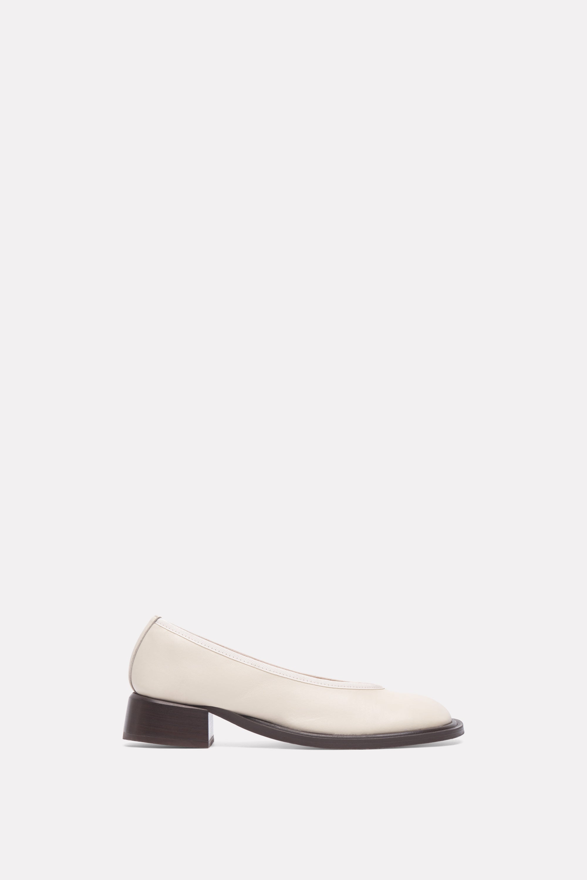 MKDT Studio Alaia Leather Shoes IVORY