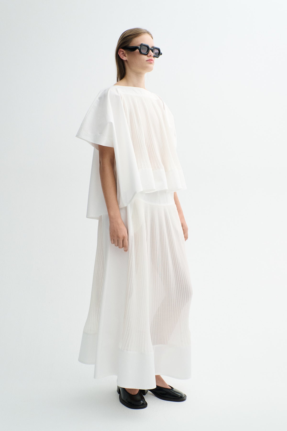 MKDT Studio BEBEL COTTON POPLIN Tops WHITE