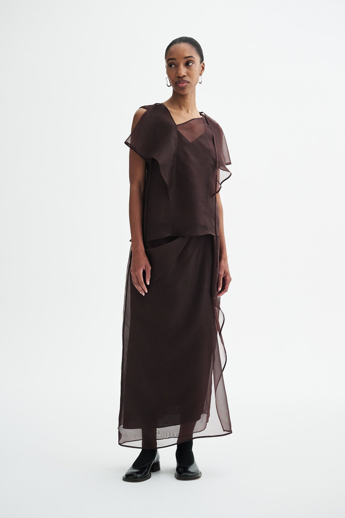 MKDT Studio BREN SILK ORGANZA Blouses FIG
