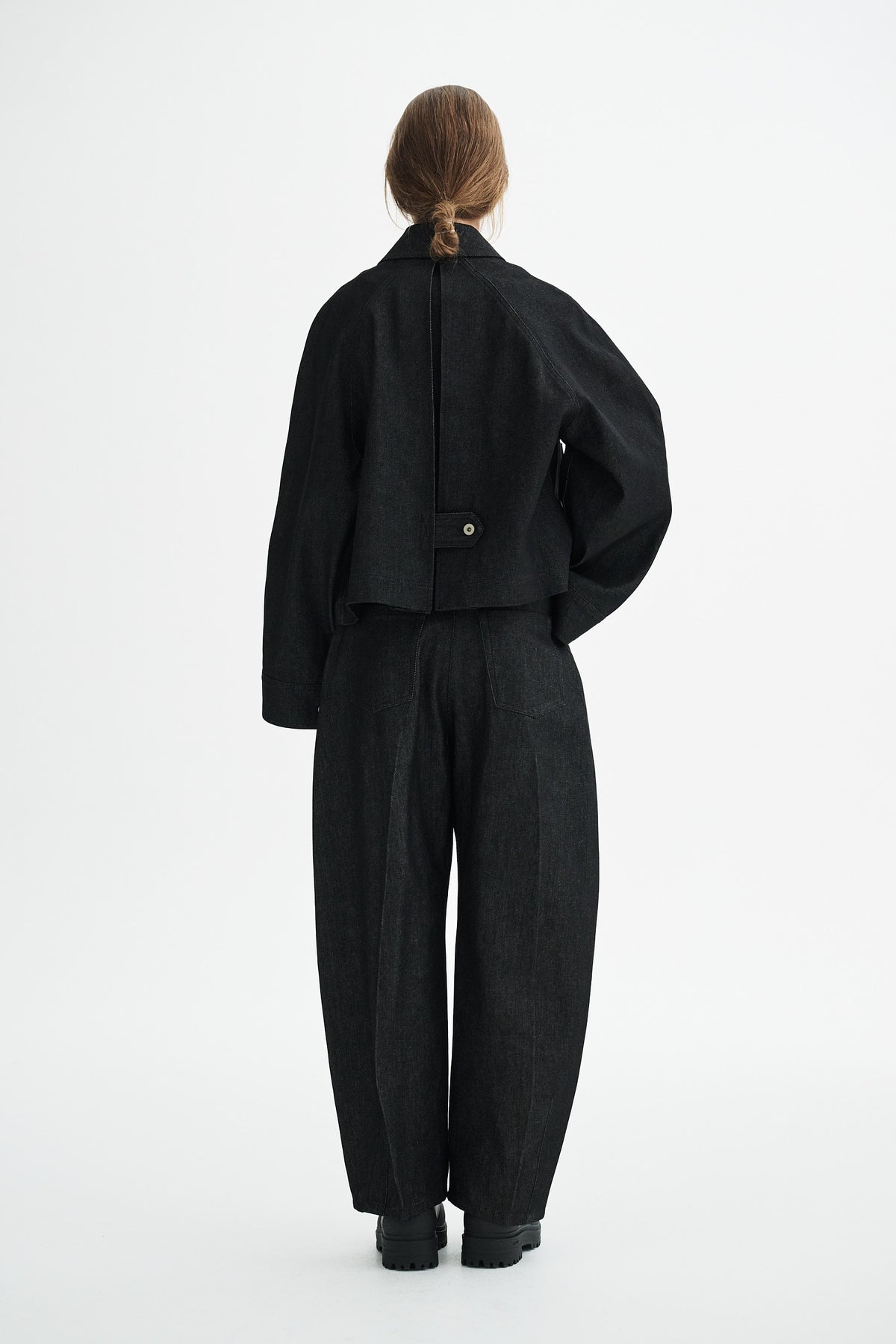 MKDT Studio CALYPSO BLACK DENIM Coats BLACK DENIM