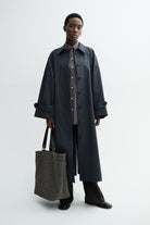 MKDT Studio CARO HALF PANAMA Coats DARK NAVY
