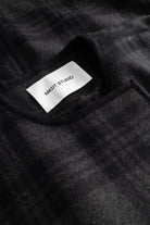 MKDT Studio CASPIA CHECK COAT Coats BLACK