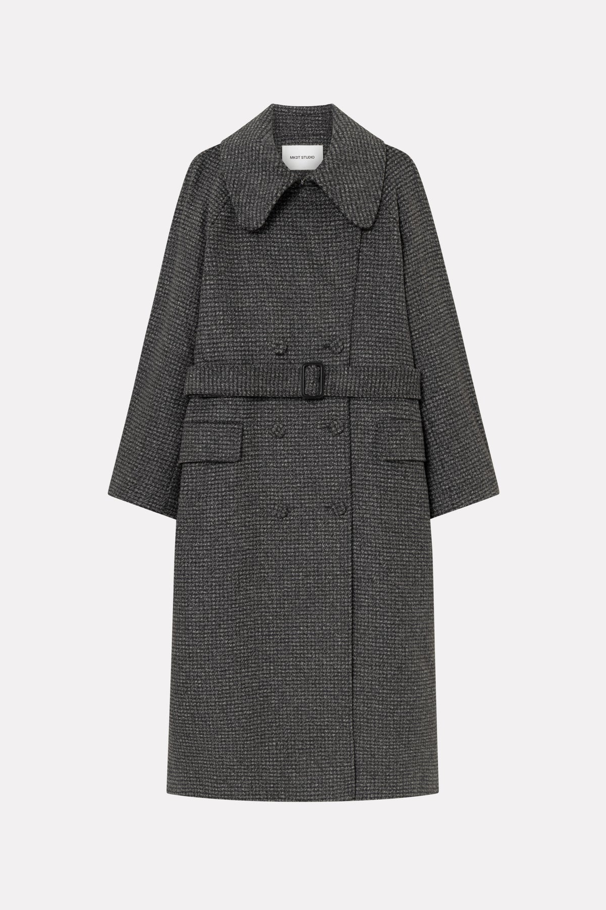 MKDT Studio CIBEL CHECK COAT Coats GREY CHECK