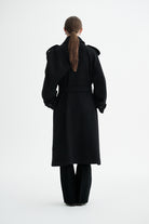 MKDT Studio CICELY TWO-LAYERED COAT Coats BLACK