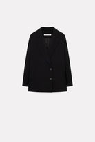 MKDT Studio COVY CREPE GEORGETTE Coats BLACK