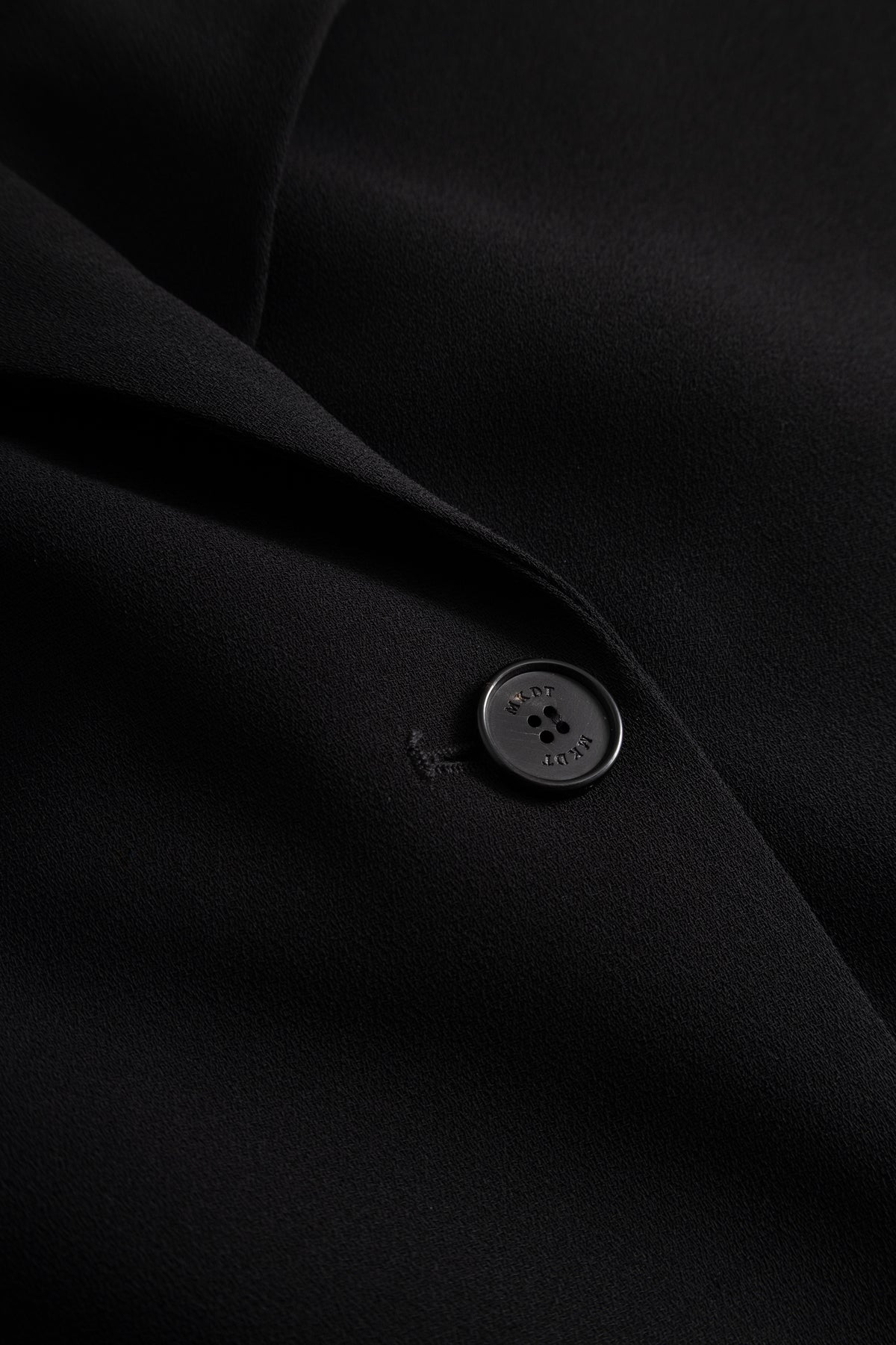 MKDT Studio COVY CREPE GEORGETTE Coats BLACK