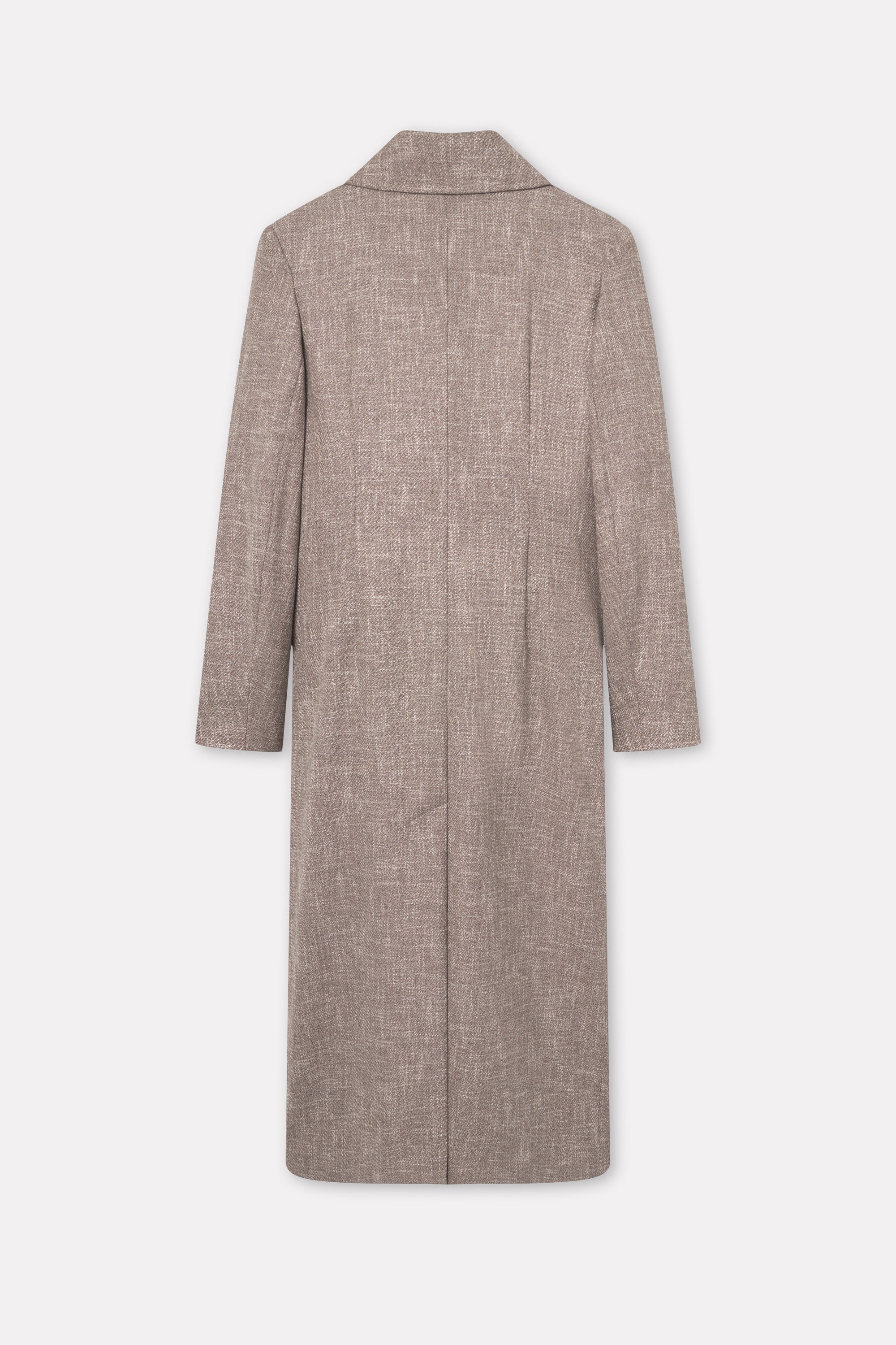 Mark Kenly Domino Tan Callie Structure Wool Blend Coats CINNAMON MELANGE