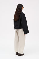 MKDT Studio Calypso Bonded Cotton Jackets BLACK