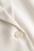 Mark Kenly Domino Tan Carli Crepe Georgette Coats IVORY