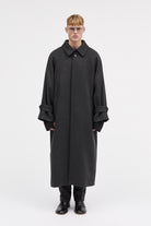 MKDT Studio Christof Two Layered Wool Coats DARK GREY