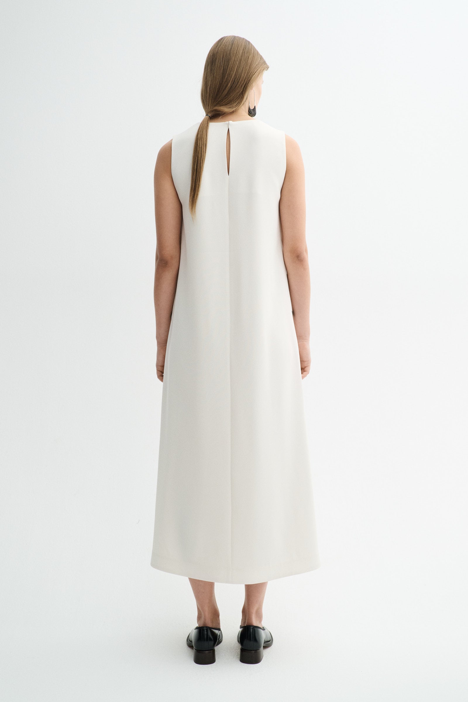 MKDT Studio DANNA CREPE GEORGETTE Dresses IVORY