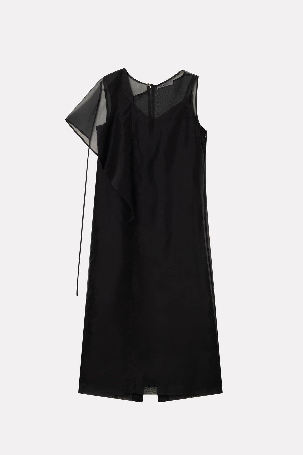 MKDT Studio DASHIKO SILK ORGANZA Dresses BLACK QUARTZ