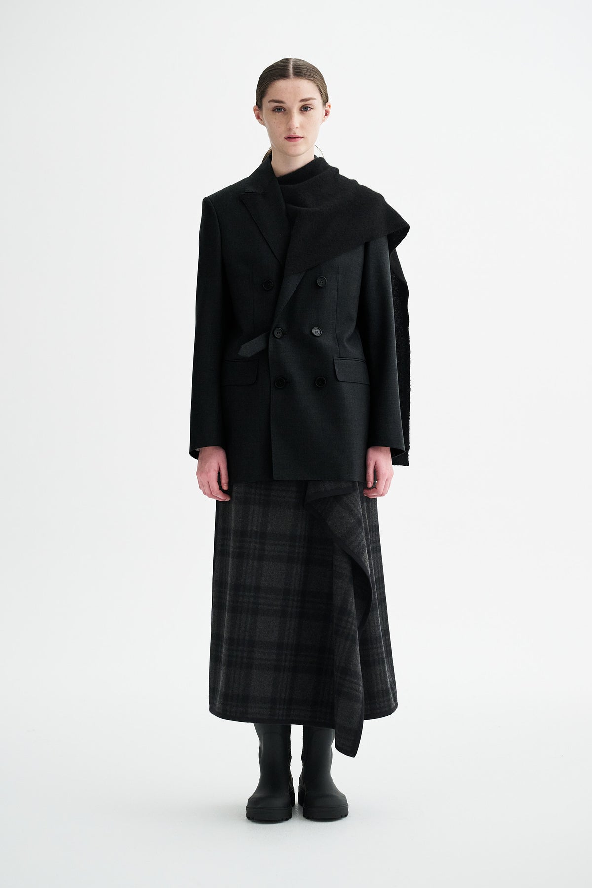 MKDT Studio JAYDEN ECO WOOL TWILL Jackets BLACK