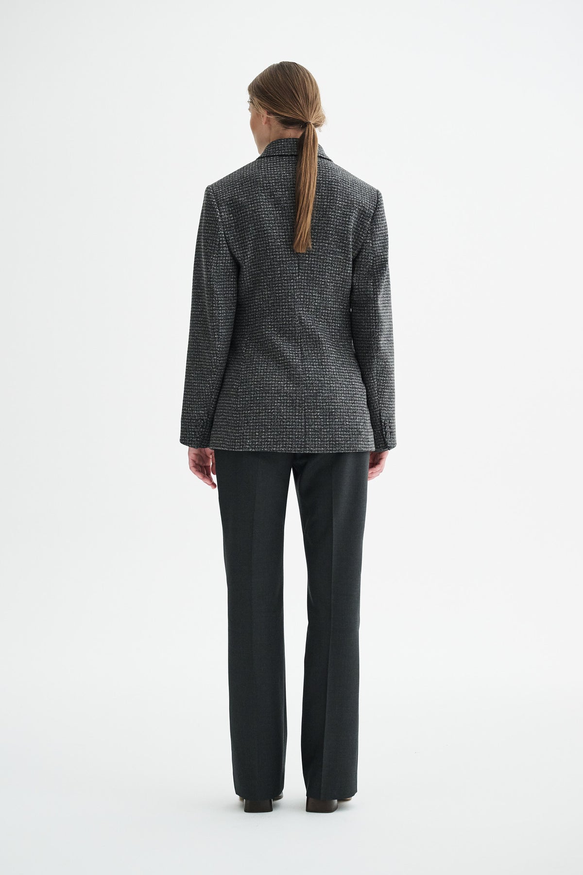 MKDT Studio JONI CHECK BLAZER Jackets GREY CHECK