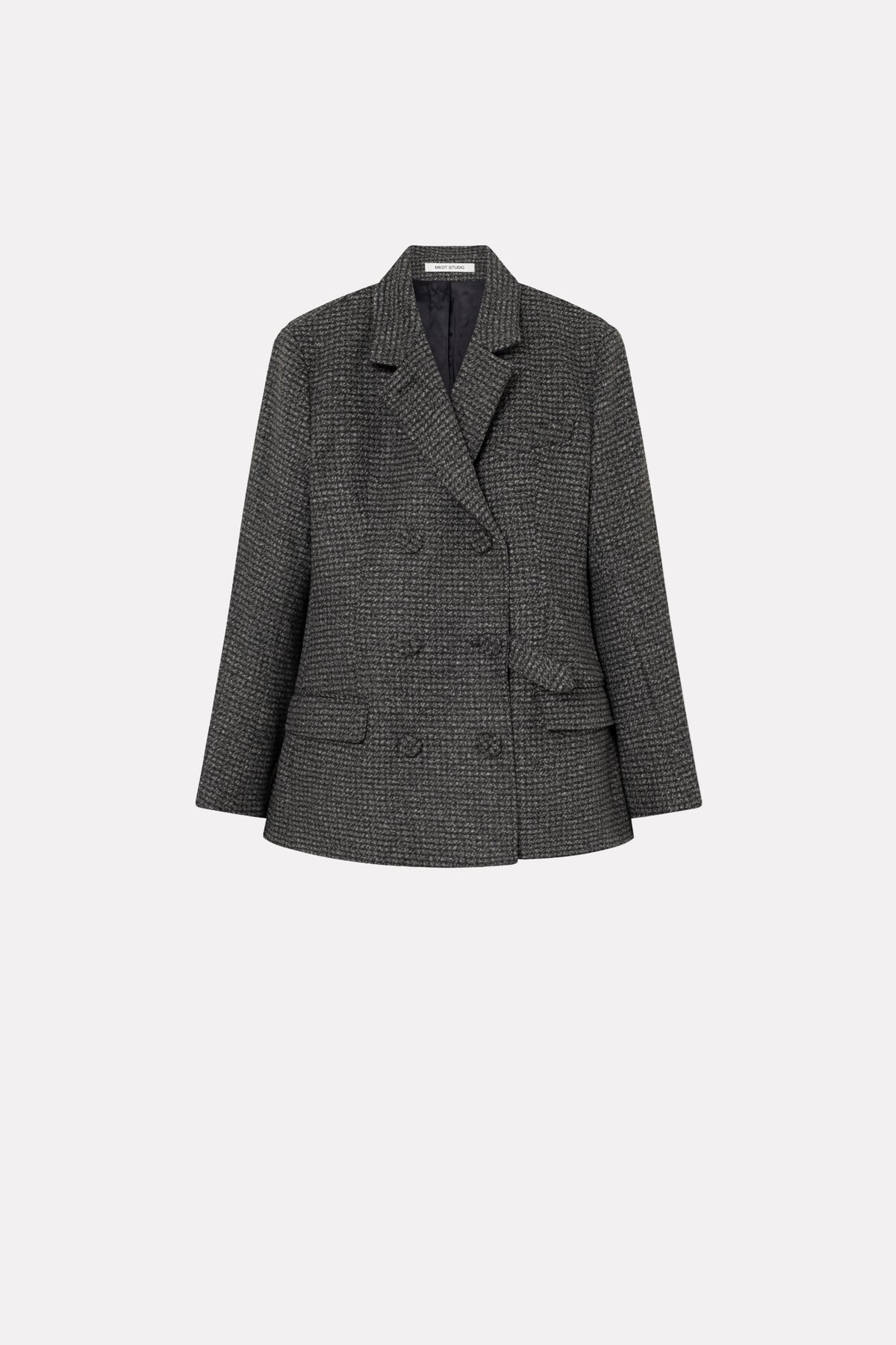 MKDT Studio JONI CHECK BLAZER Jackets GREY CHECK