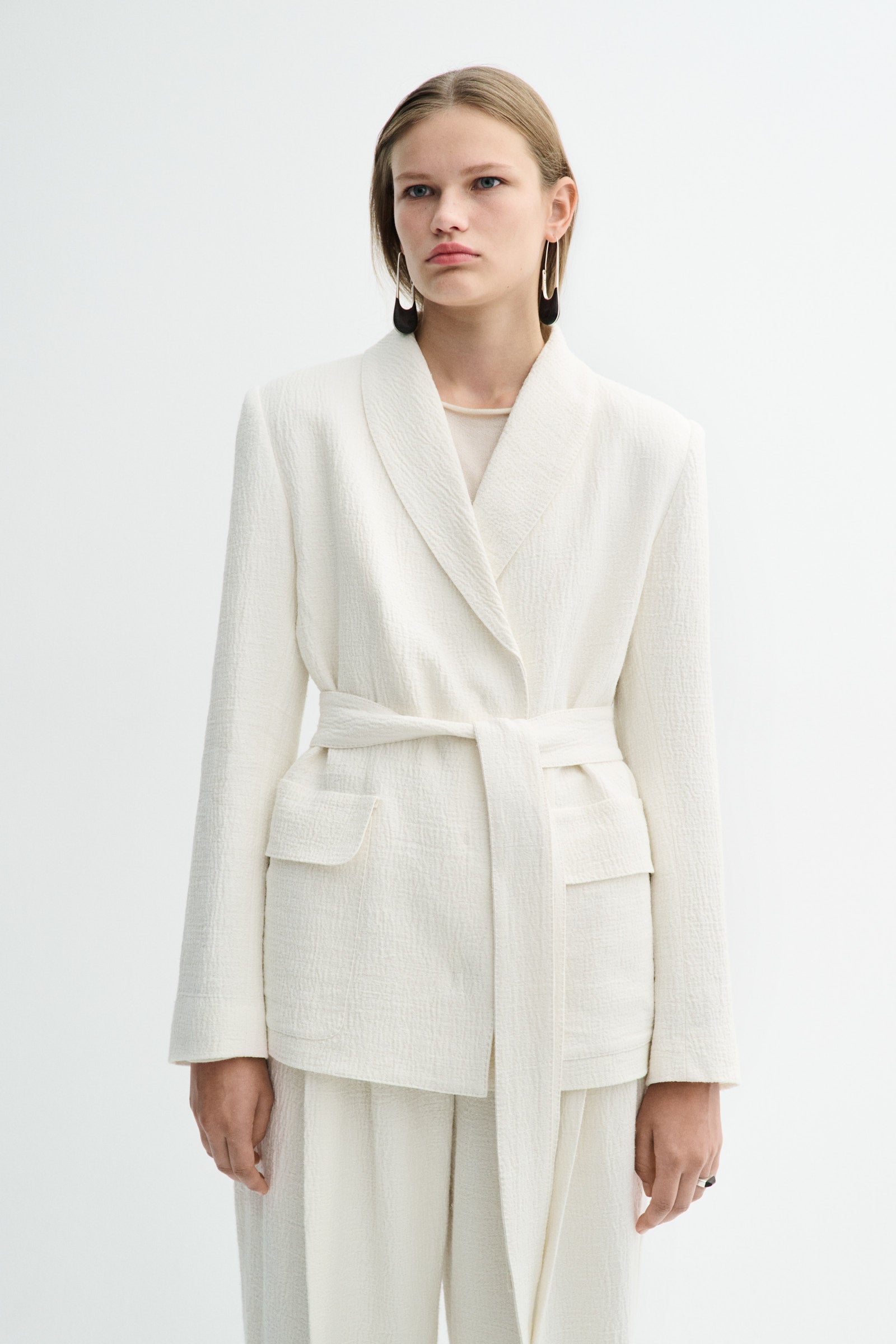 MKDT Studio JUDE IVORY WAVE Jackets IVORY