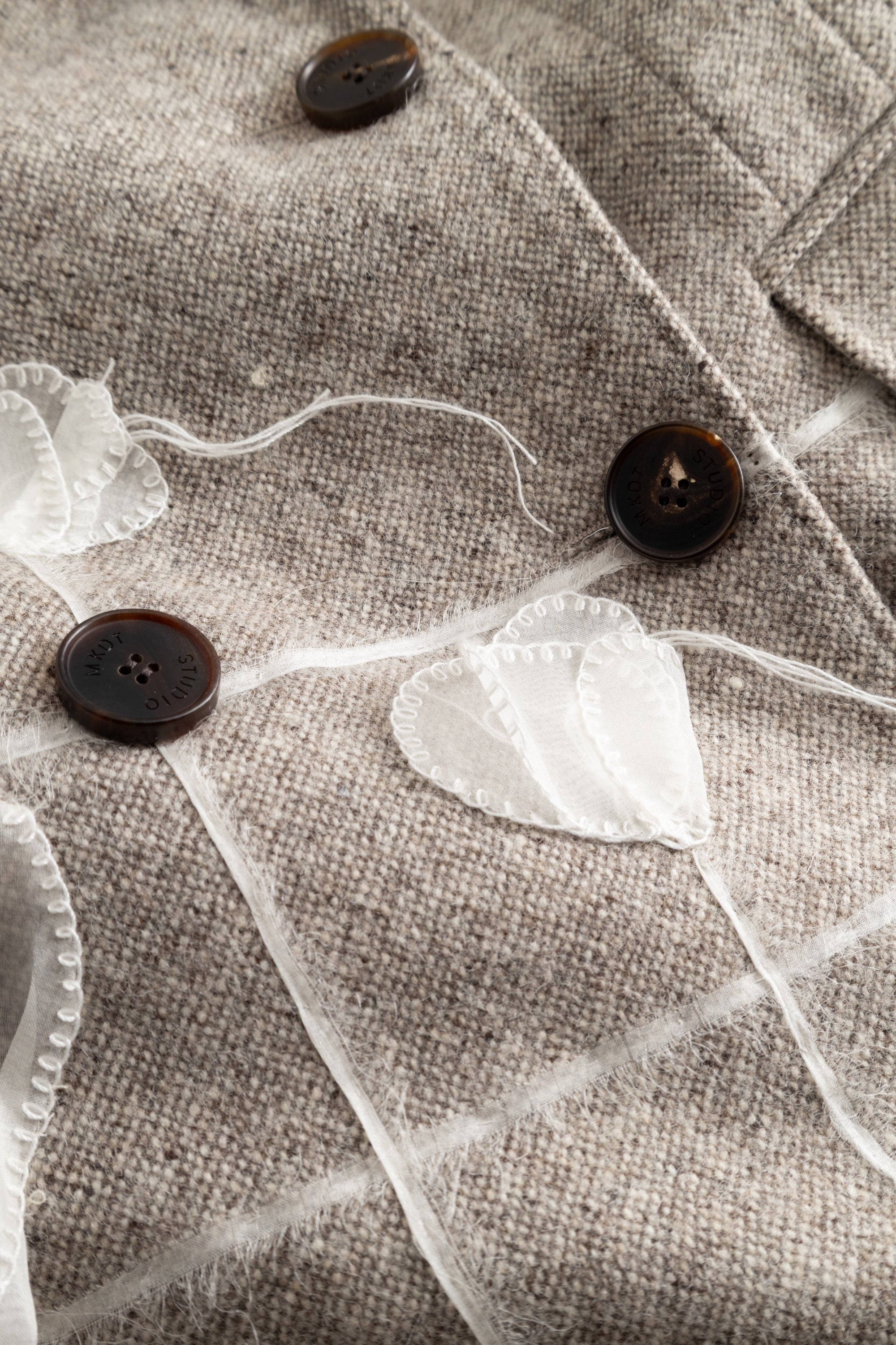 MKDT Studio JULIANA-ATELIER GRAIN WOOL Jackets BARK