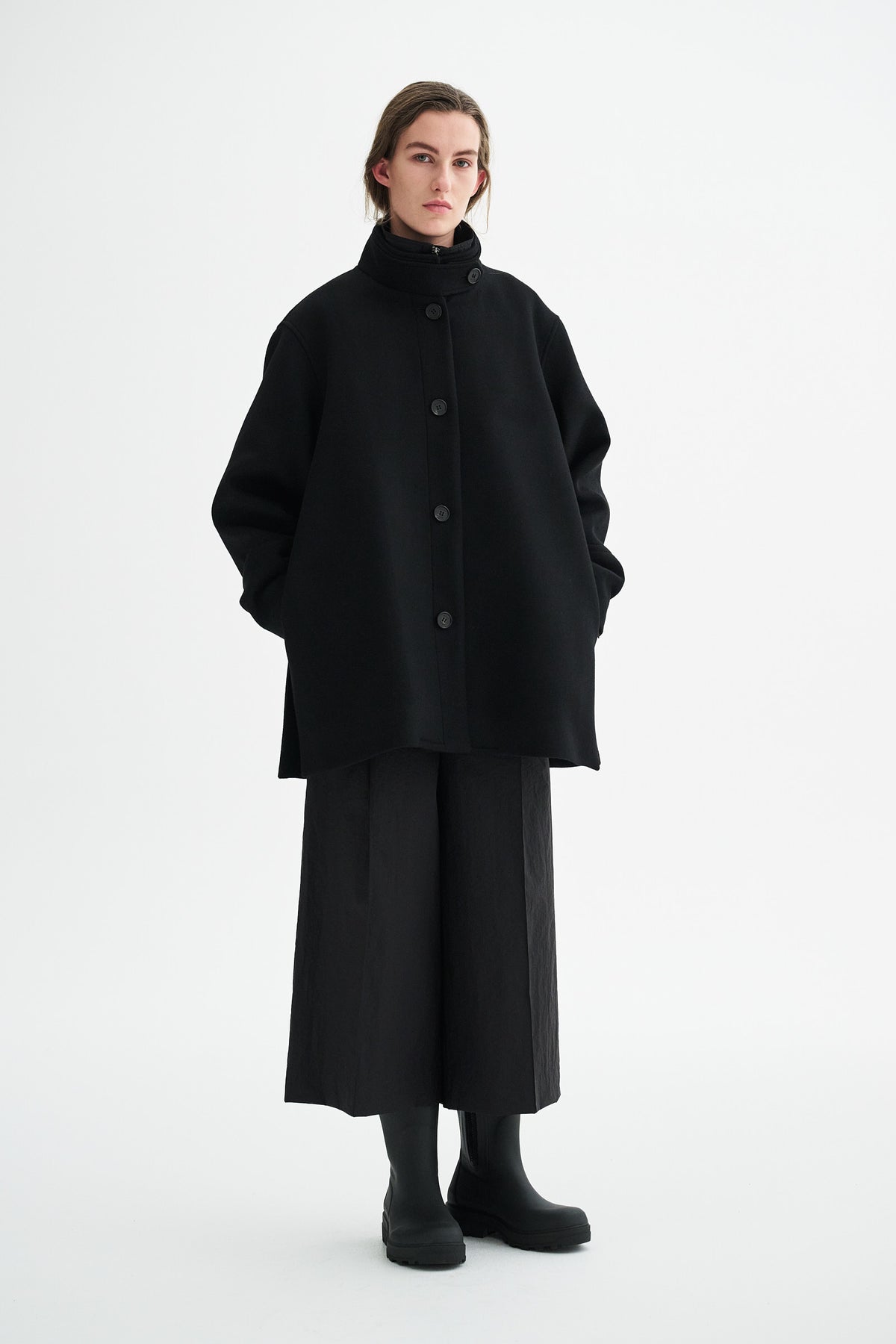 MKDT Studio JULIA WOOL COAT Jackets BLACK