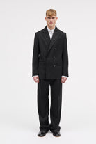 MKDT Studio Jacob Light Wool Jackets BLACK