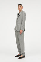 Mark Kenly Domino Tan James Light Wool Jackets GREY MELANGE
