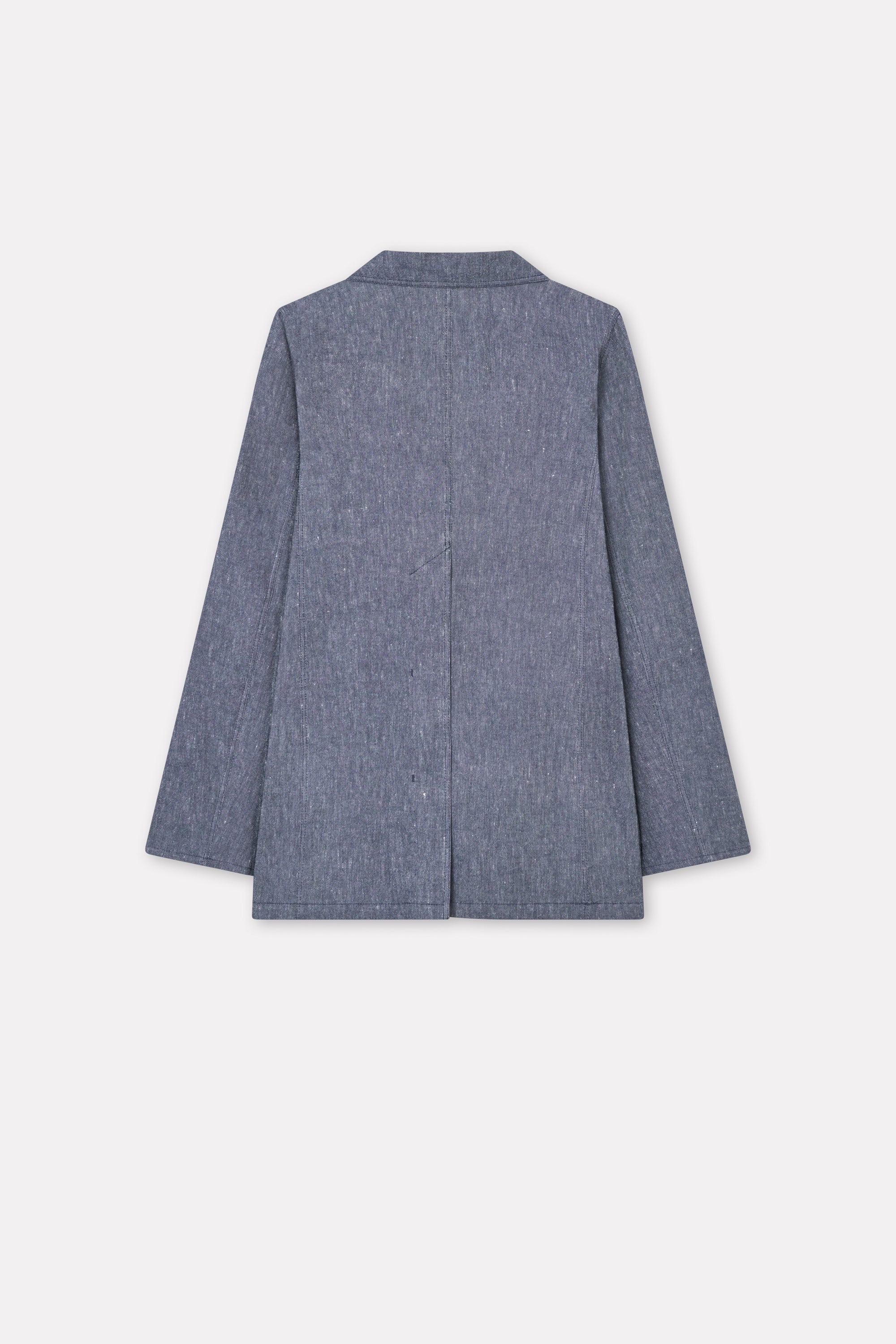 Mark Kenly Domino Tan Juko Soft Denim Jackets NAVY