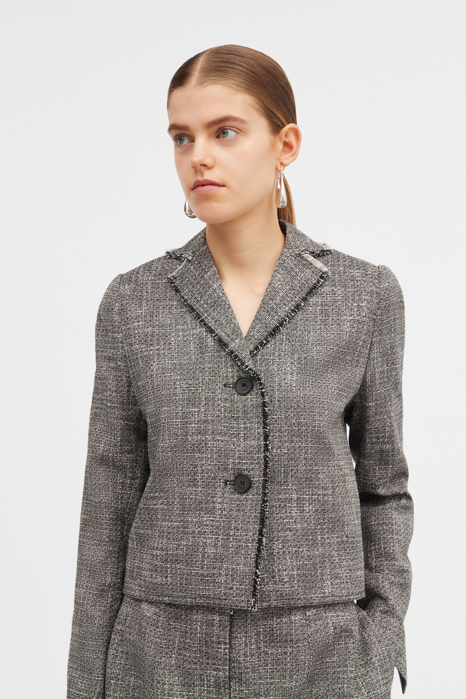 Mark Kenly Domino Tan July Tweed Jackets GRANITE