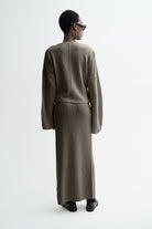 MKDT Studio KALUA SILK YAK Skirts Brown Melange