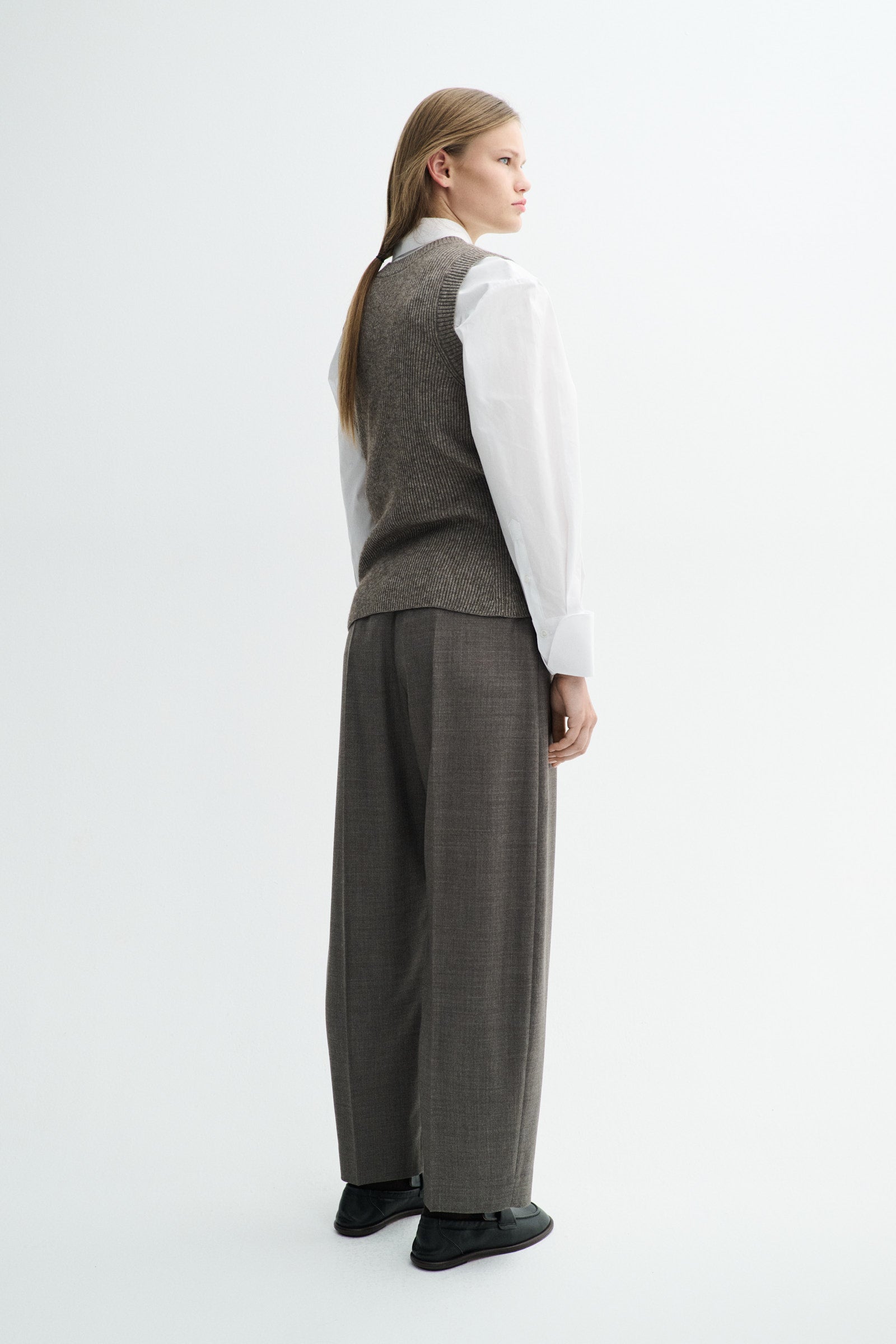 MKDT Studio KIERA SILK YAK Shirts Brown Melange