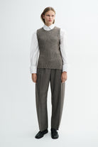 MKDT Studio KIERA SILK YAK Shirts Brown Melange