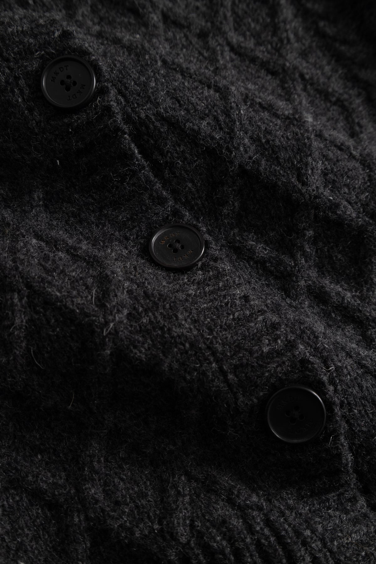 MKDT Studio KORO RAW WOOL Sweater GREY MELANGE