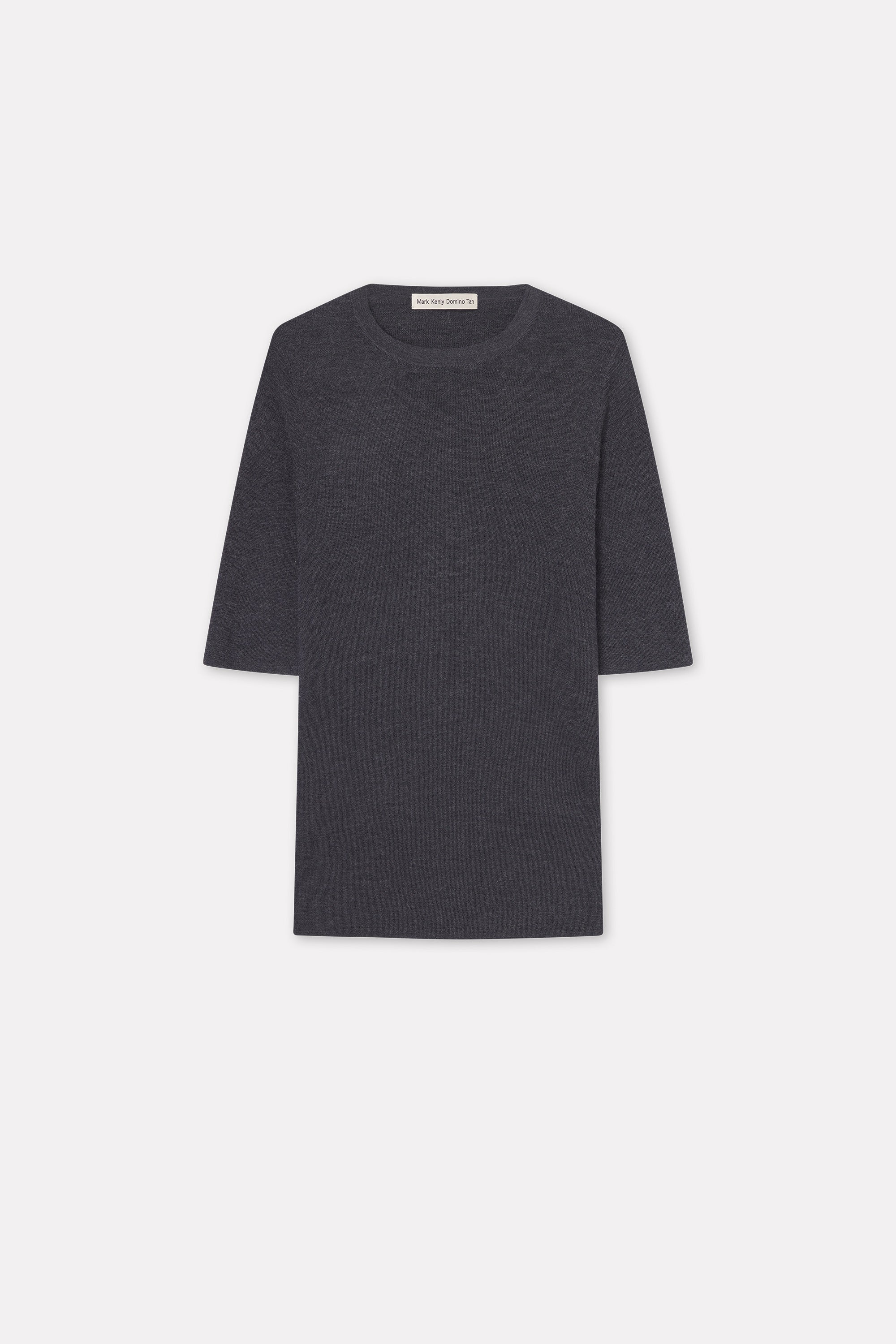 MKDT Studio Kamala Merino Sweater DARK GREY MELANGE