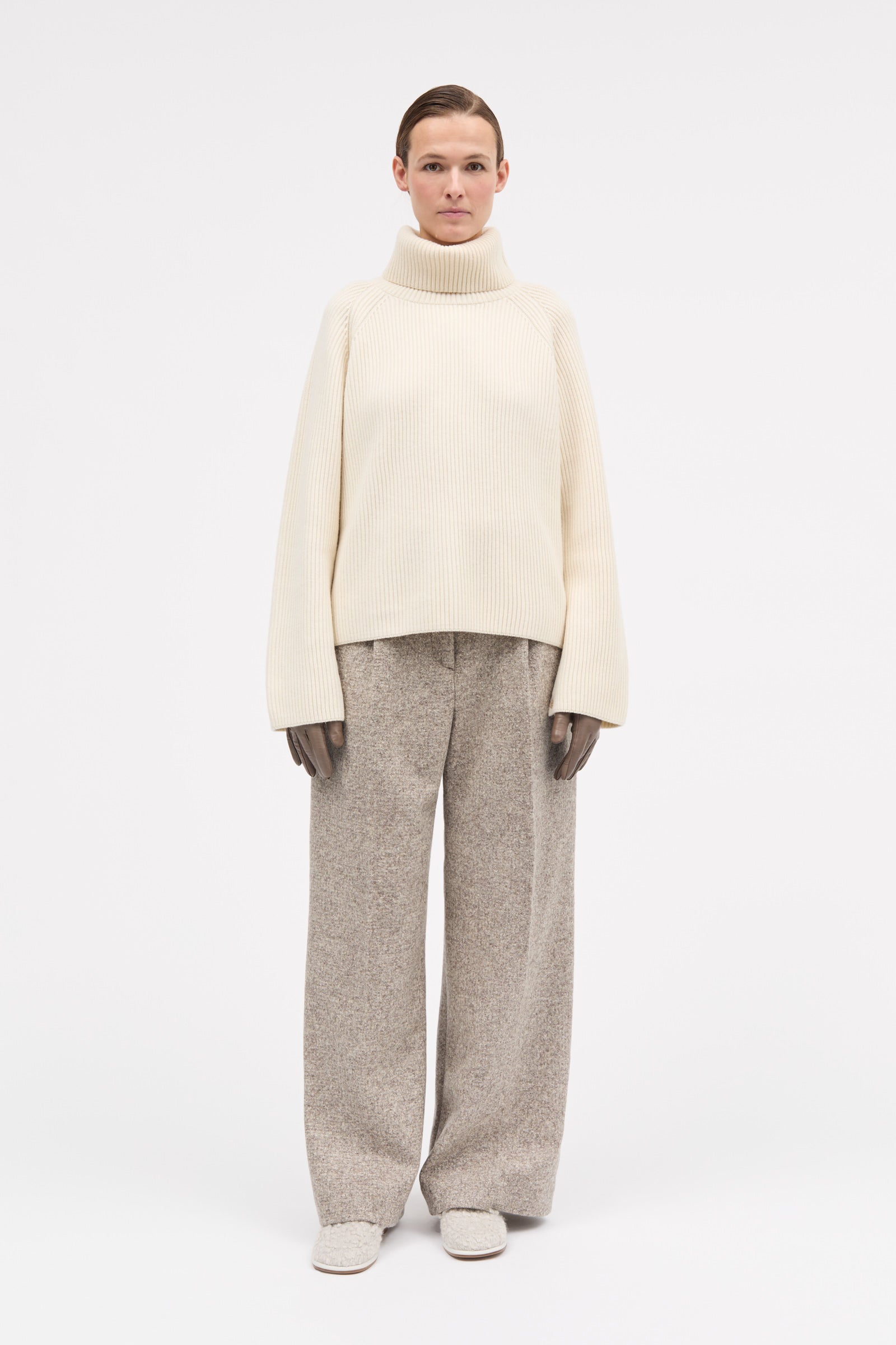 MKDT Studio Karlotta Knit Sweater STONE