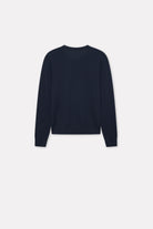 Mark Kenly Domino Tan Karsten Merino Sweater DARK NAVY