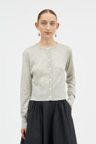 MKDT Studio Klairo Cashmere Sweater LIGHT GREY