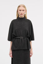 MKDT Studio Kolly Yak Sweater DARK GREY MELANGE