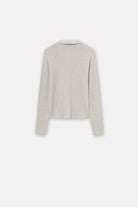 Mark Kenly Domino Tan Korine Merino Sweater LIGHT GREY MELANGE
