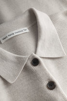 Mark Kenly Domino Tan Korine Merino Sweater LIGHT GREY MELANGE