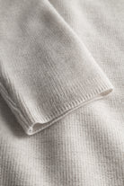 Mark Kenly Domino Tan Korine Merino Sweater LIGHT GREY MELANGE