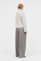 MKDT Studio Kornelle Medium Chunky Merino Sweater LIGHT GREY MELANGE