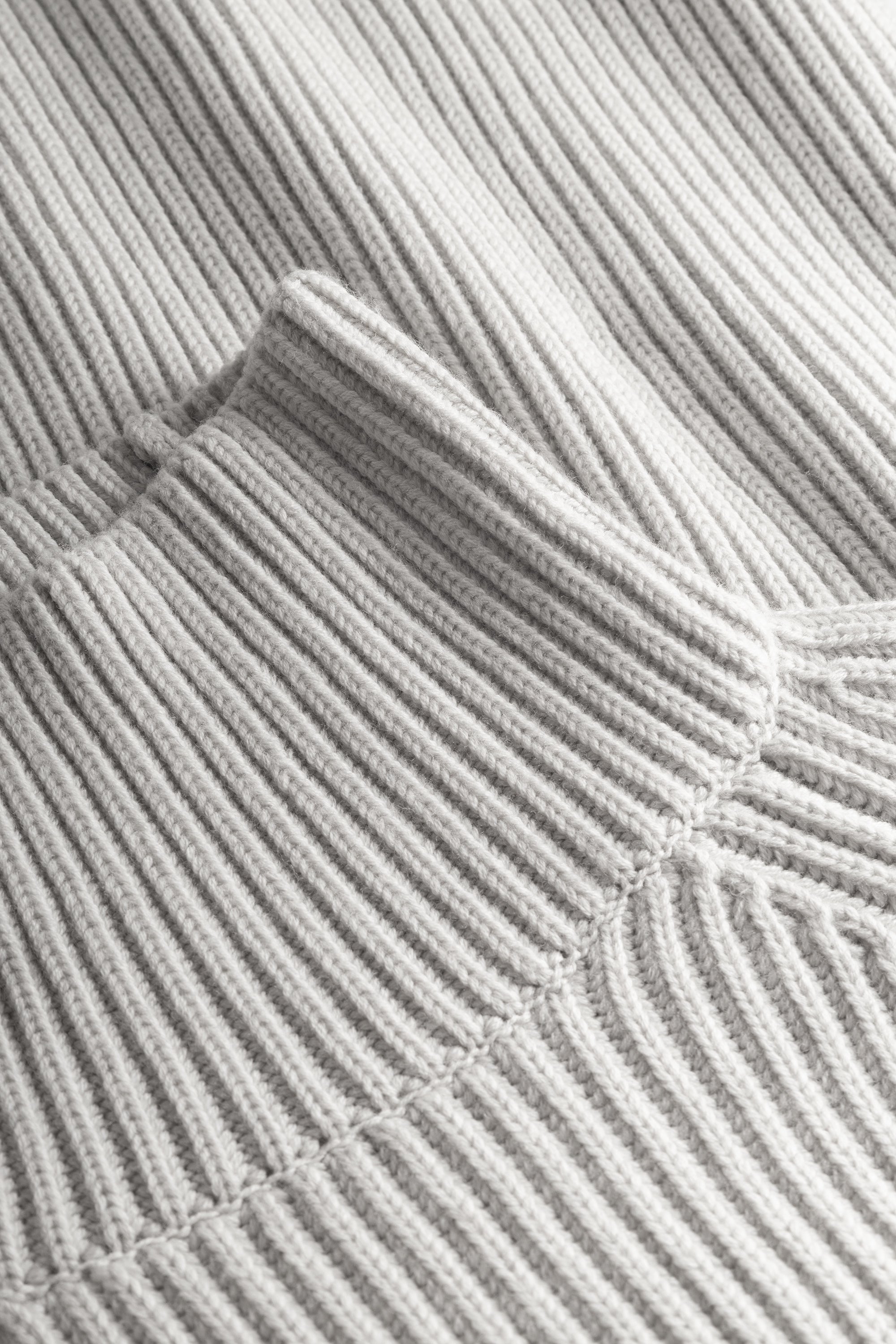 MKDT Studio Kornelle Medium Chunky Merino Sweater LIGHT GREY MELANGE