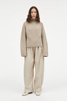 MKDT Studio Kornelle Merino Sweater LIGHT BROWN