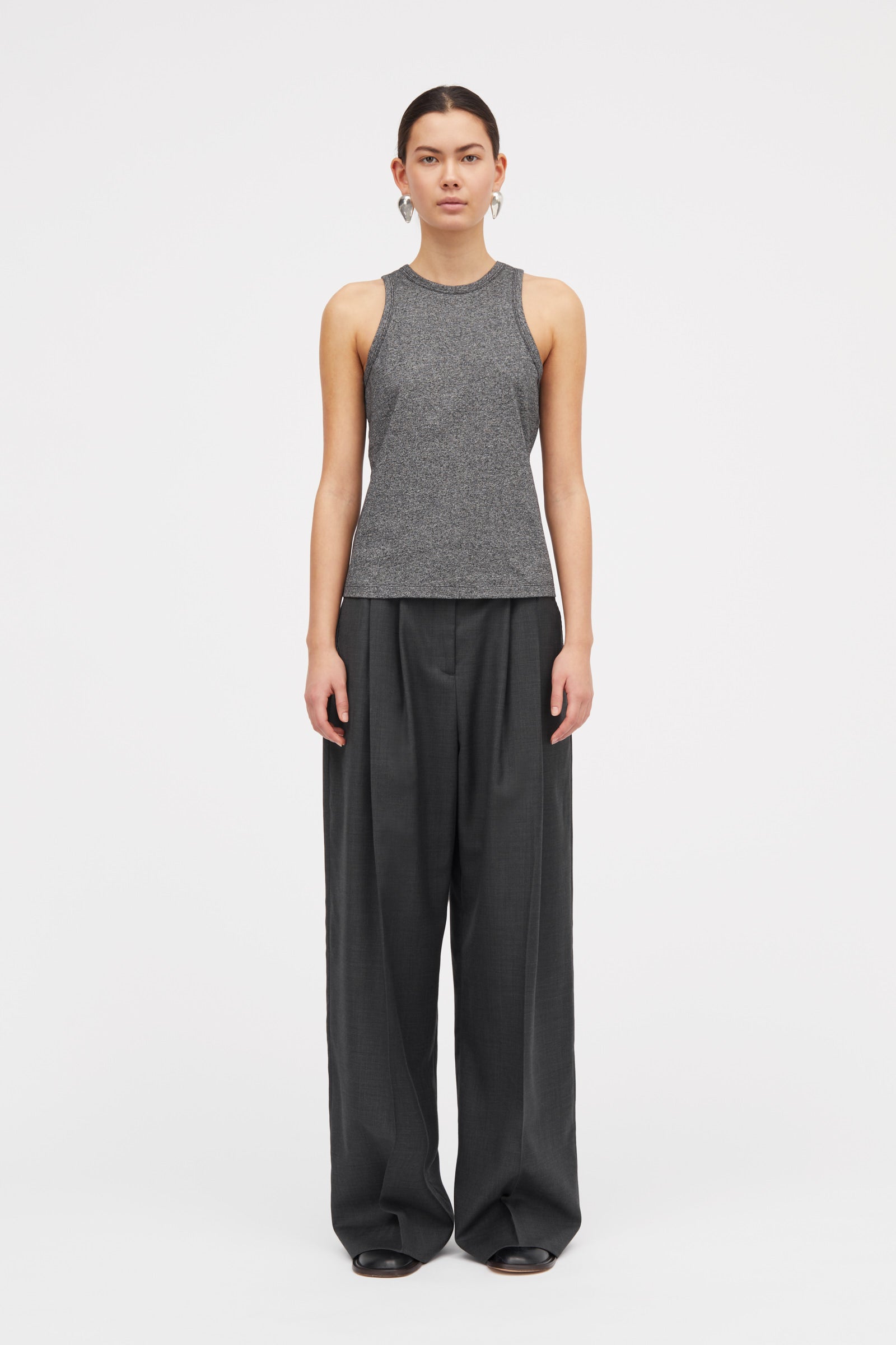 MKDT Studio Lea Cotton Jersey T-Shirts THUNDER GREY