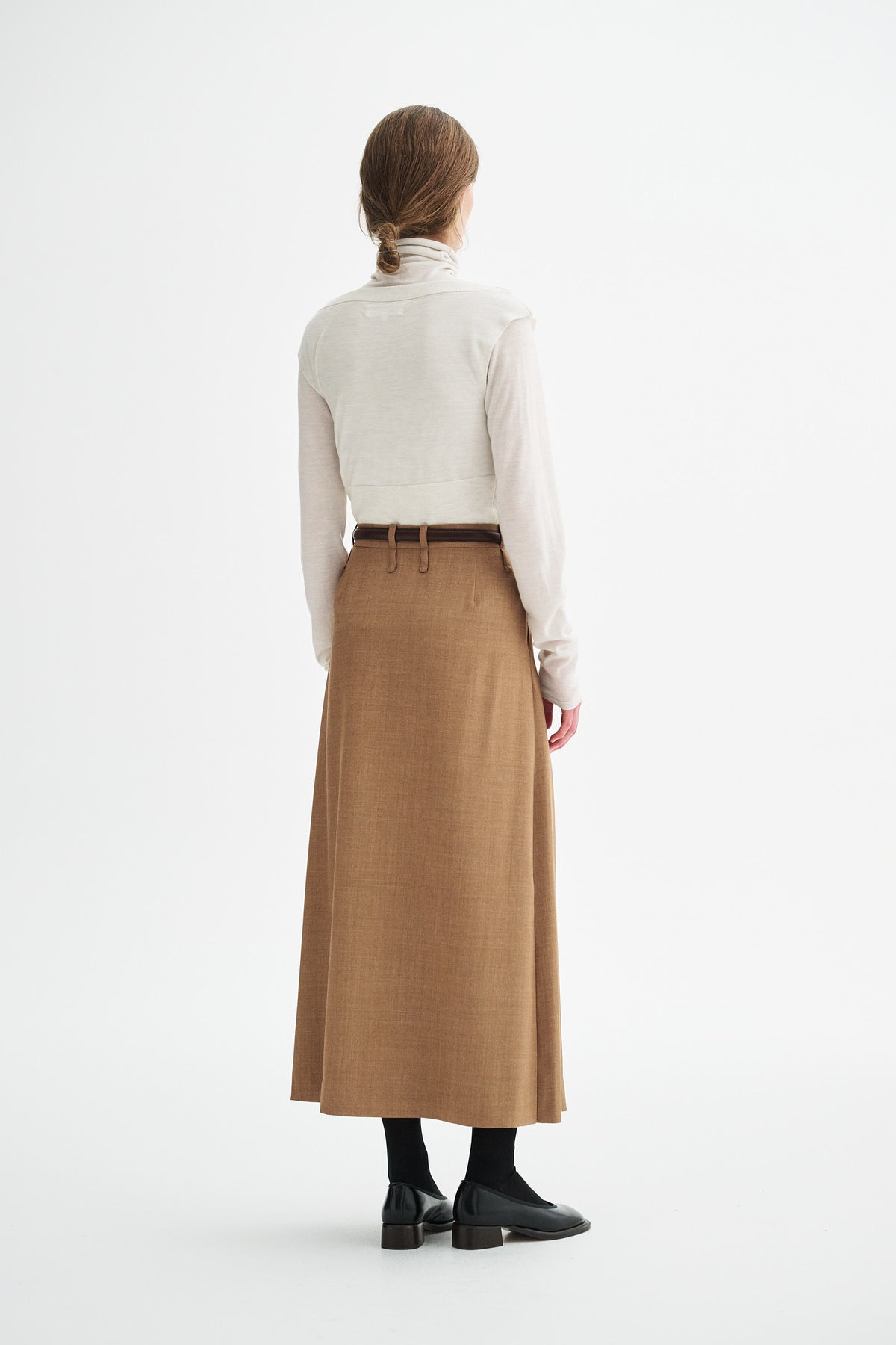 MKDT Studio NISHA TRANSEASONAL WOOL Skirts PRALINE