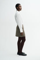 MKDT Studio NOMME LIGHT TWEED Skirts SEPIA MELANGE