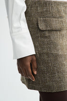 MKDT Studio NOMME LIGHT TWEED Skirts SEPIA MELANGE