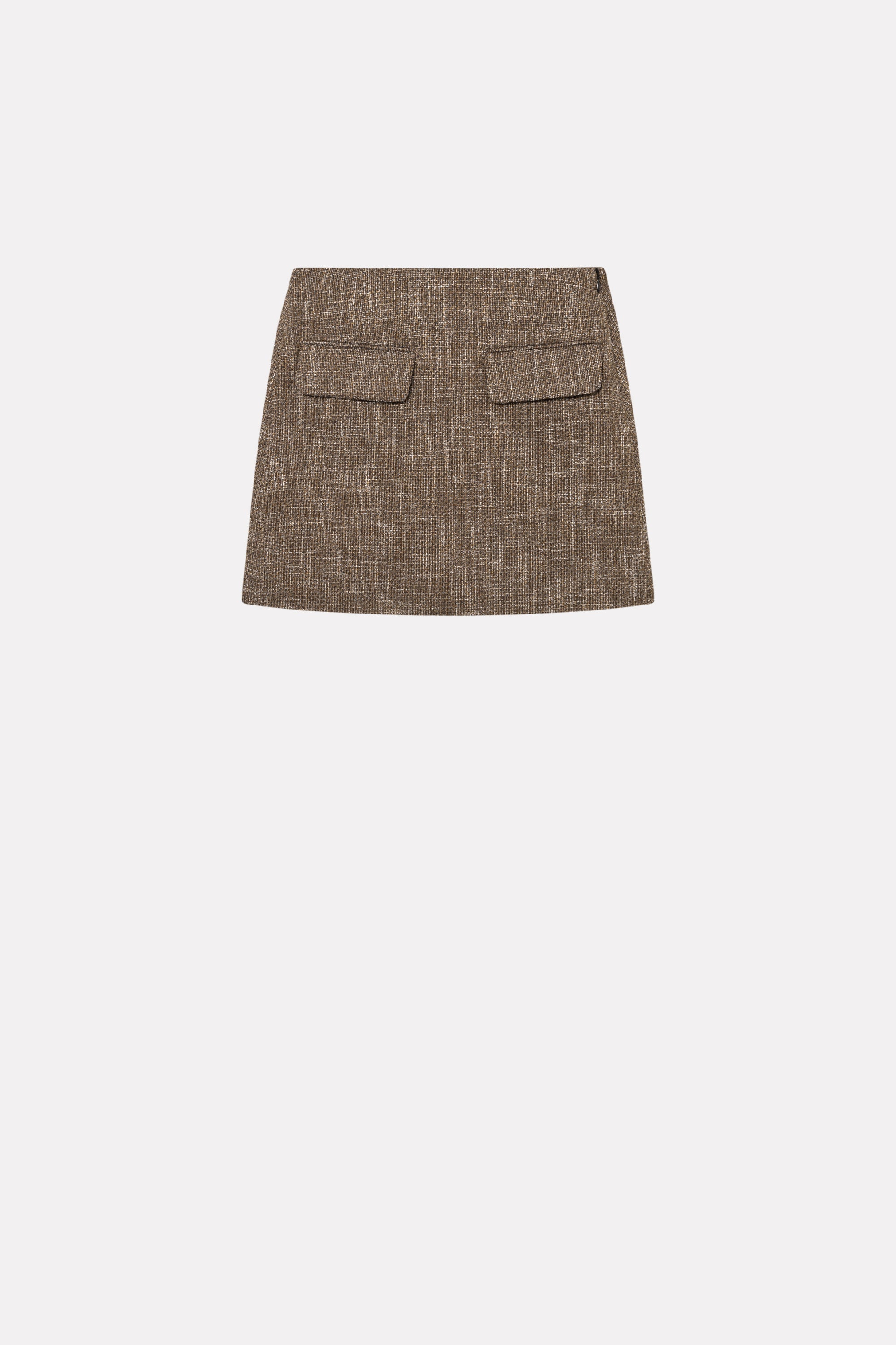 MKDT Studio NOMME LIGHT TWEED Skirts SEPIA MELANGE